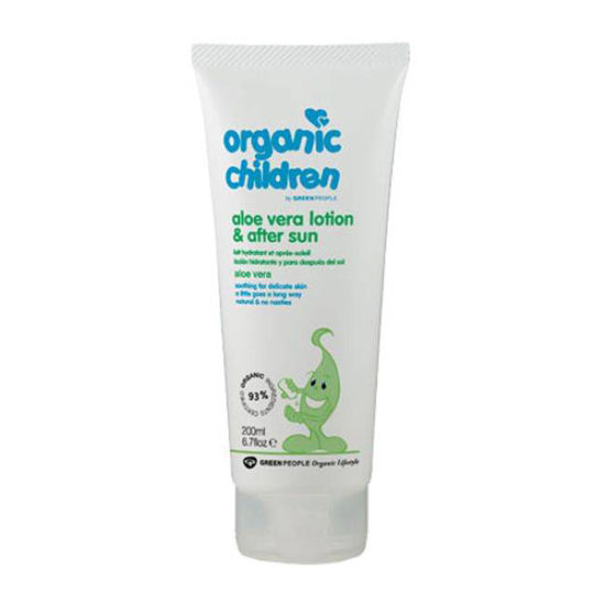 Green People otroški vlažilni losjon z aloe vero, 200 mL