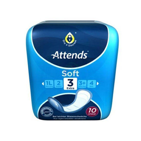 Attends Soft Extra 3+ predloge za močnejšo inkontinenco, 10 predlog