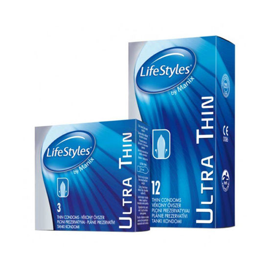 LifeStyles Skyn Ultra Thin tanki kondomi, 12 kondomov + 4 kondomi GRATIS