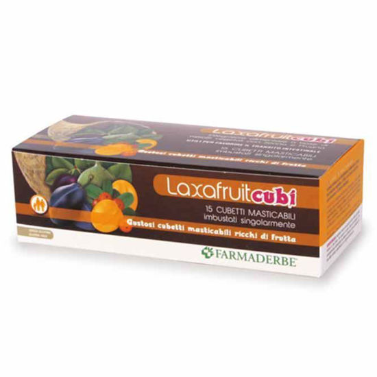 Farmaderbe Laxafruit sadne kocke, 15 kock