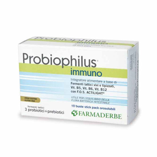 Farmaderbe Probiophilus Immuno, 12 vrečic