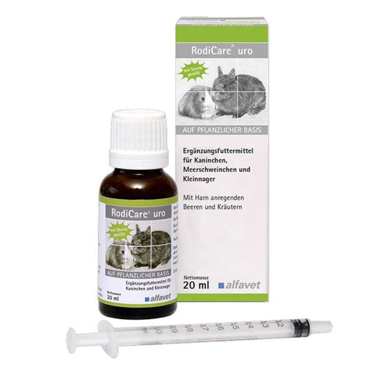 Rodicare Uro sirup za glodalce, kunce in morske prašičke, 20 mL