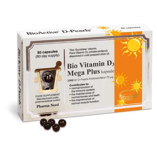Pharma Nord Bio-Vitamin D3 Mega Plus, 80 kapsul