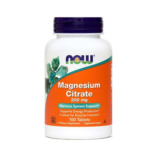 Now magnezijev citrat 200 mg, 100 tablet