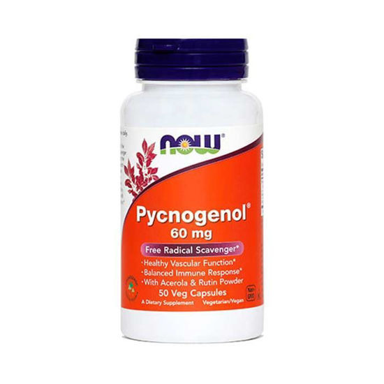 Now Pycnogenol 60 mg kapsule, 50 kapsul