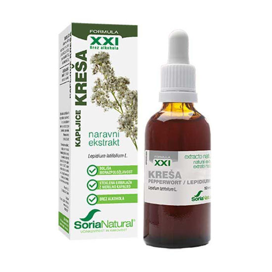 Soria Natural kreša XXI kapljice, 50 mL