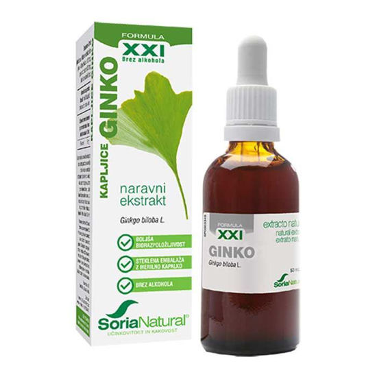 Soria Natural Ginko XXI kapljice, 50 mL