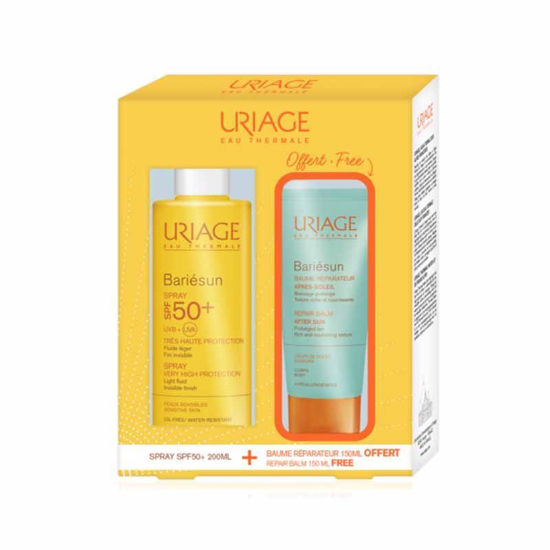 Uriage Bariesun mleko  spreju z ZF 50, 200 mL + GRATIS balzam za po sončenju, 200 mL