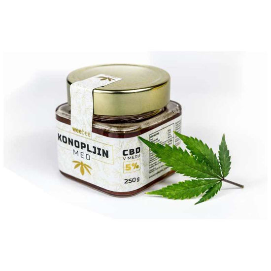 WeeBee CBD konopljin med, 250 g