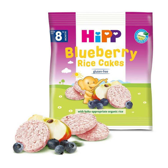 Hipp otroški borovničevi riževi vaflji, 35 g