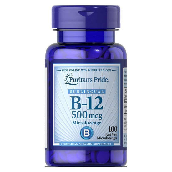 Puritan's Pride B-12 vitamin 500 mcg, 100 podjezičnih pastil