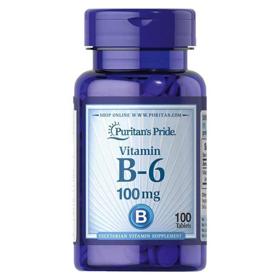 Puritan's Pride B-6 vitamin 100 mg, 100 kapsul