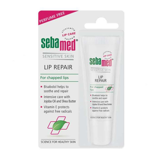 Sebamed stick balzam za nego ustnic - nevtral, jagoda in češnja, 10 mL
