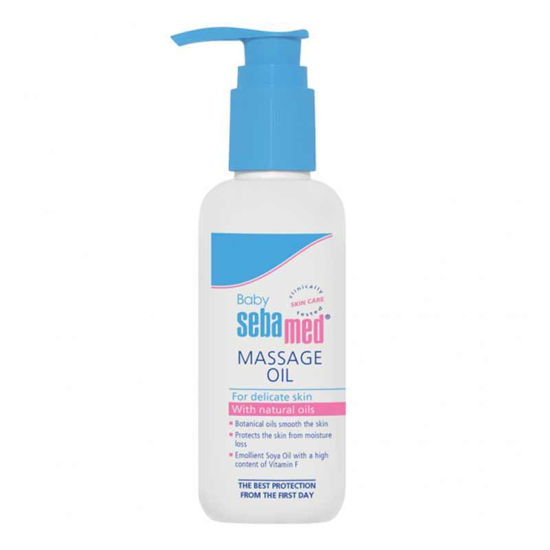 Sebamed Bebe pomirjajoče masažno olje, 150 mL