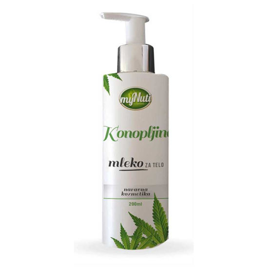 MyNuti konopljino mleko za telo, 200 mL