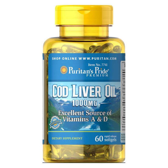 Puritan's Pride olje iz jeter polenovk 415 mg, 100 kapsul