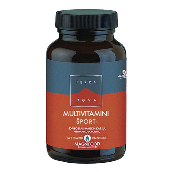 TerraNova multivitamini za šport, 50 kapsul