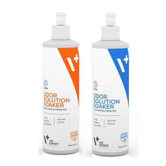 Odor Solution Soaker odstranjevalec neprijetnih vonjav za mačkami/psi, 500 mL