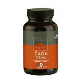Slika TerraNova čaga 500 mg, 50 vegetarijanskih kapsul