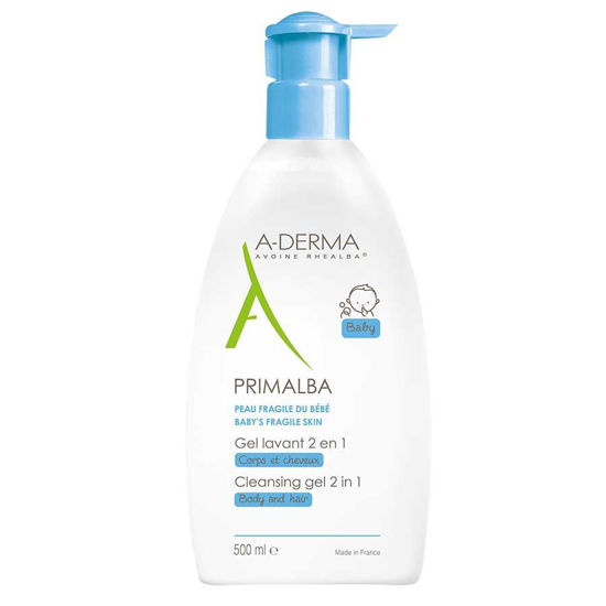 A-derma Primalba gel za umivanje 2v1, 500 mL