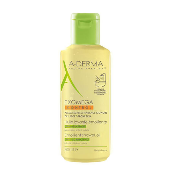 A-derma Exomega Control oljni gel za tuširanje, 200 ali 500 mL