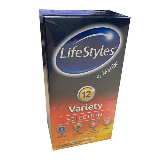 LifeStyles Skyn Variety Selection kondomi, 12 kondomov