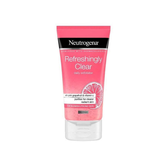 Neutrogena Refreshingly Clear dnevni peeling z roza grenivko, 150 mL