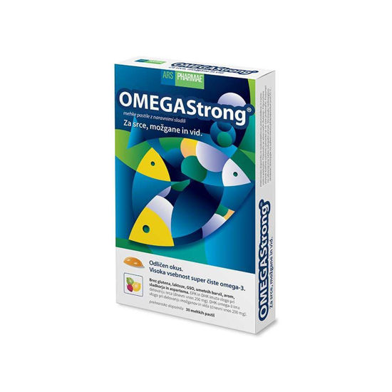 OmegaStrong Omega-3, 30 mehkih pastil