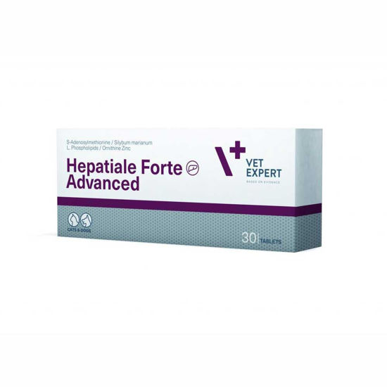 Hepatiale Forte Advanced (jetra, žolč) za pse in mačke, 30 tablet