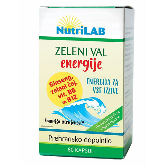 Nutrilab Zeleni Val Energije, 60 kapsul