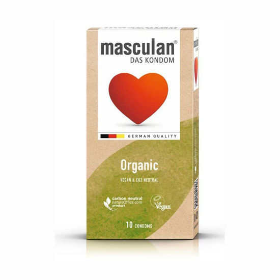 Masculan Organic veganski kondomi, 10 kondomov