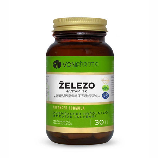 VONpharma železo + C vitamin, 30 kapsul