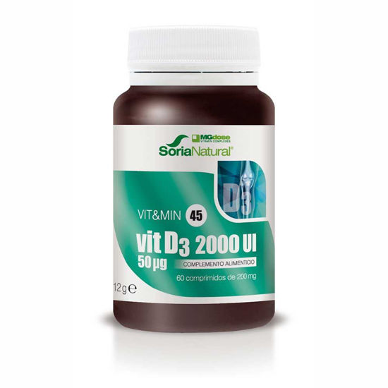 Soria Natural Vitamin D3 MegaDose, 60 tablet