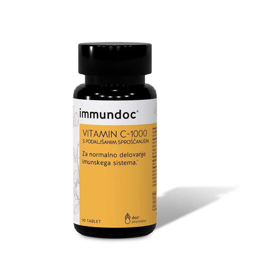 immundoc VITAMIN C-1000 s podaljšanim sproščanjem, 90 tablet