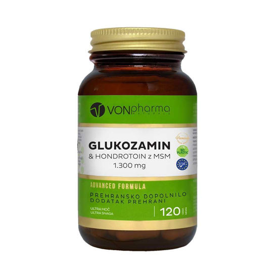 VONpharma Glukozamin in Hondrotoin z MSM, 120 tablet