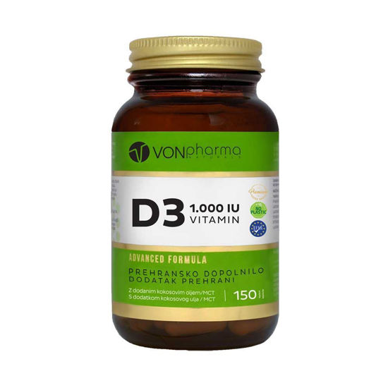 VONpharma Vitamin D3 1.000 I.E., 150 kapsul