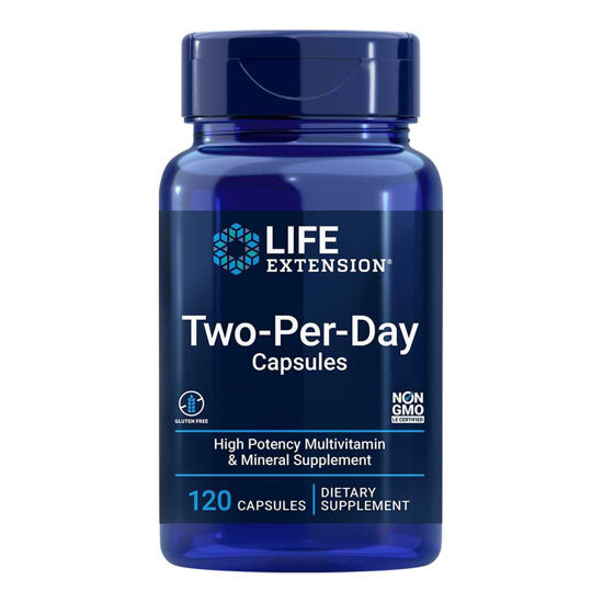 LifeExtension Two-Per-Day multivitamini in minerali, 60 ali 120 tablet