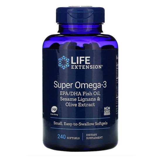 LifeExtension Super Omega-3, 60, 120 ali 240 kapsul