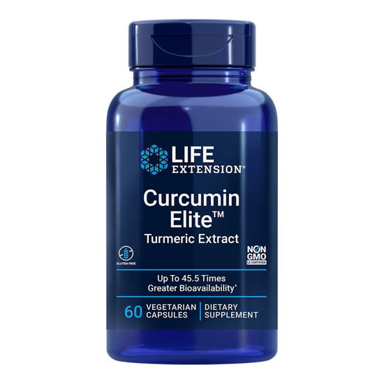 LifeExtension Kurkumin Elite kurkuma izvleček, 60 vegetarijanskih kapsul