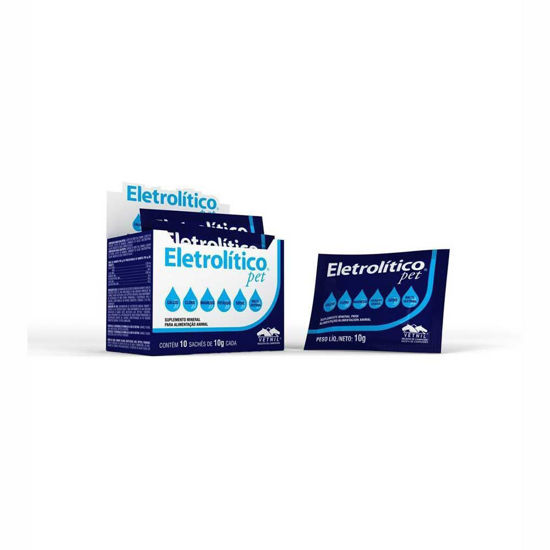 Vetnil Eletrolitico Pet mešanica elektrolitov, 10 x 10 g