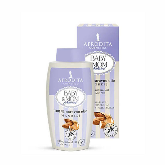 Afrodita Baby & Mom Natural 100 % naravno olje mandelj, 125 mL