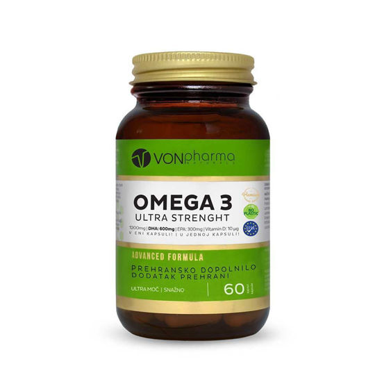 VONpharma Omega 3 Ultra Strenght 600 mg DHA, 60 kapsul