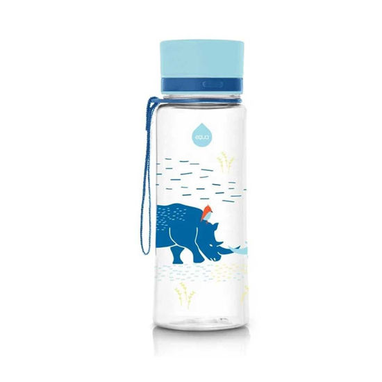 Equa ekološka steklenica z odtenkom/motivom Rhino, 0,6 L