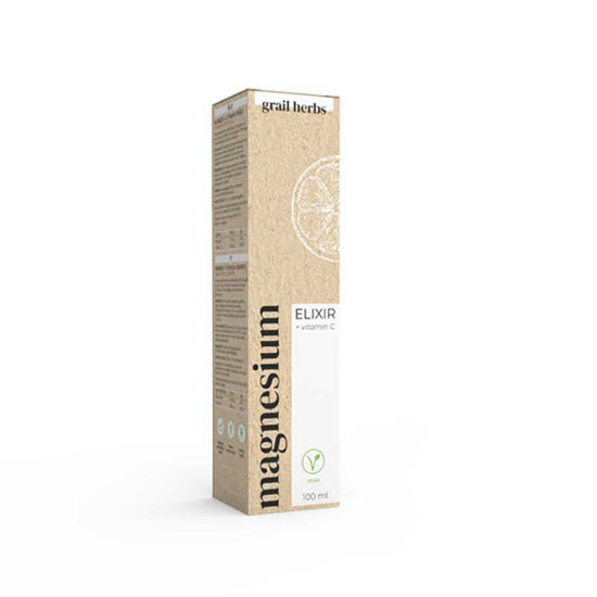Grail Herbs magnezijev eliksir s C vitaminom, 100 mL