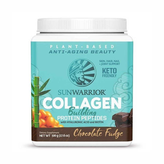 SunWarrior Collagen Building čokolada veganski kolagen, 25 g, 12 x 25 g ali 500 g