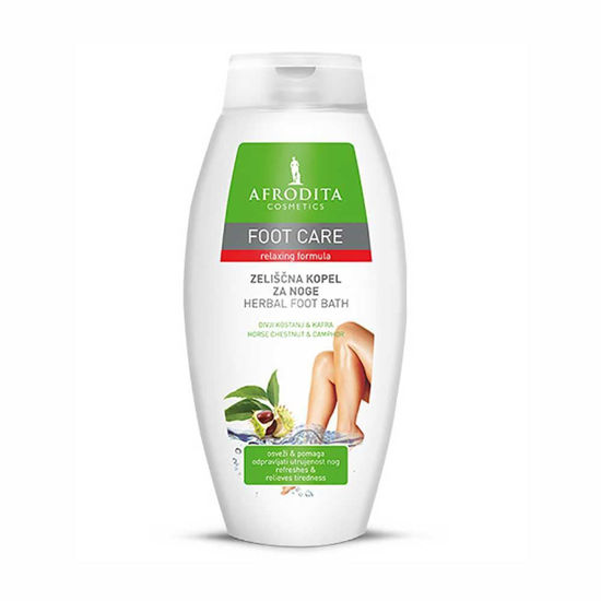 Afrodita Foot Care zeliščna kopel za noge, 250 mL
