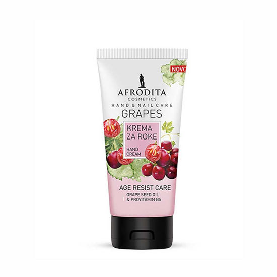 Afrodita Grapes Anti-ageing krema za roke in nohte, 75 mL