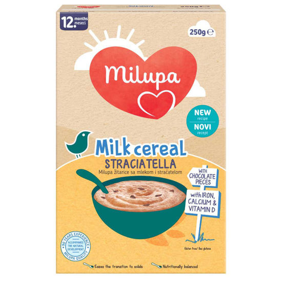 Milupa mlečna kašica stracciatella, 250 g