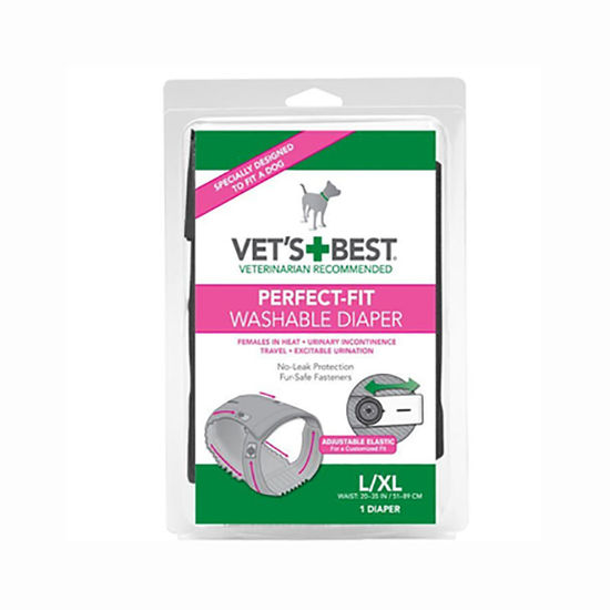Vet's Best Perfect Fit pralne plenice za samice L/XL, 1 kos