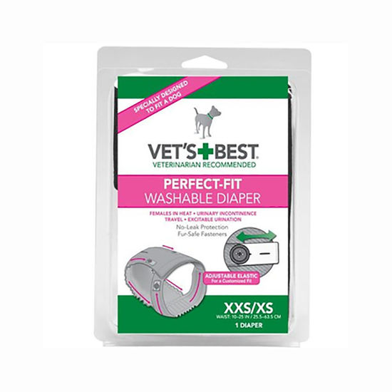 Vet's Best Perfect Fit pralne plenice za samice XXS/XS, 1 kos